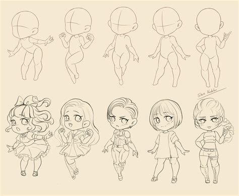 The whole point of this site is to do the proportions and pose for you, so you have easy to copyreference. . Cute chibi poses
